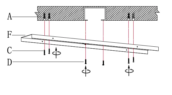 LNC-A04970P5-5-Light-Matte-Black-and-Polished-Gold-Modern-Contemporary-Textured-glass-Linear-LED-FIG- (6)