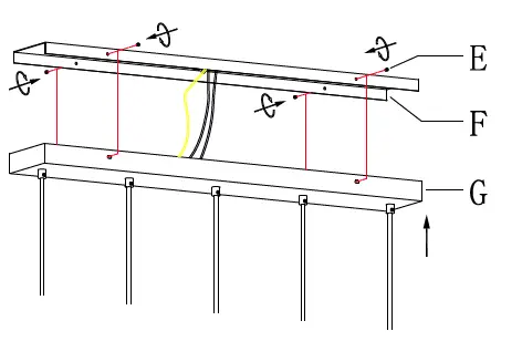 LNC-A04970P5-5-Light-Matte-Black-and-Polished-Gold-Modern-Contemporary-Textured-glass-Linear-LED-FIG- (9)