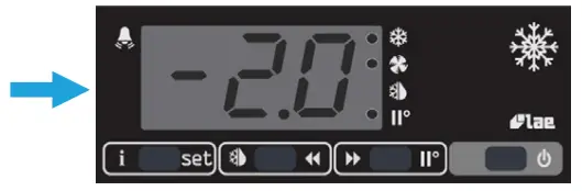 FOSTER LL2 1HD Low Level Counters Refrigerator - controller 2