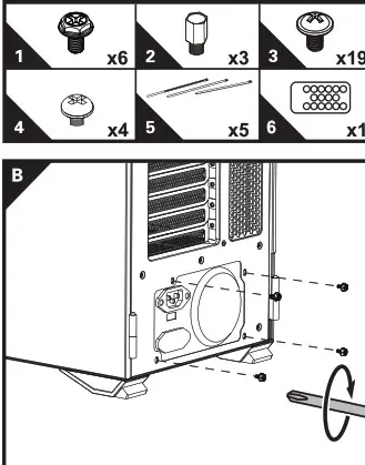 AQIRYS AQUILLA Mid Tower Case - fig 1