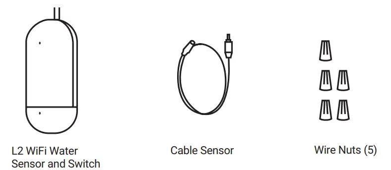 resideo L2 WiFi Water Sensor and Switch - Included in Box