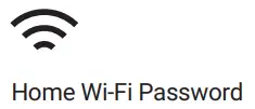 resideo L2 WiFi Water Sensor and Switch - Wi-Fi Password