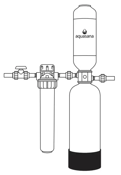 aquasana WH-SFWC-S Salt Free Water Conditioner - Conditioner Tank
