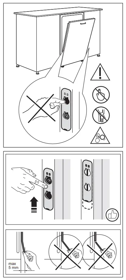 Electrolux EES48400L Dishwasher - caps