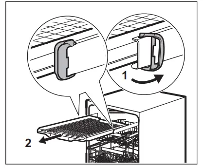 Electrolux EES48400L Dishwasher - cutlery drawer