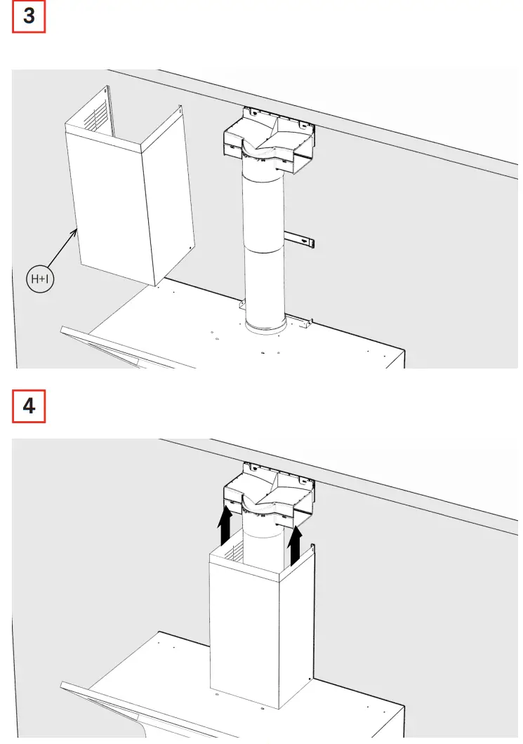 ROBLIN Windy Pro 2 900 90cm Inclined Chimney Hood - figer13