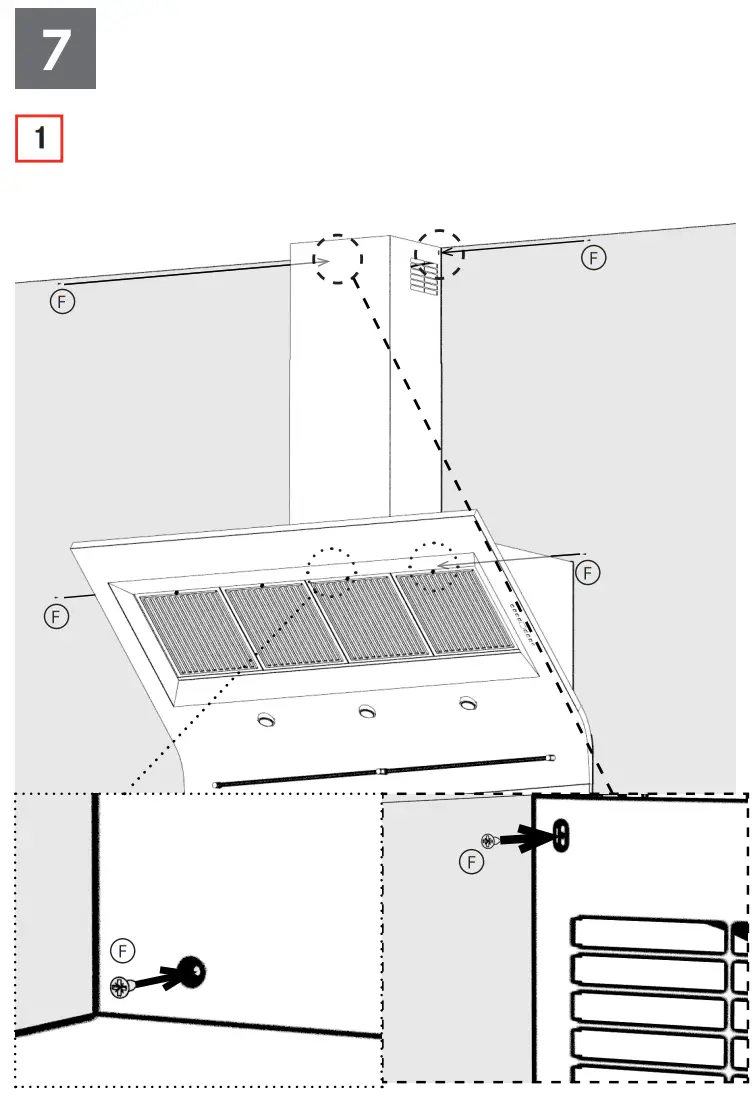 ROBLIN Windy Pro 2 900 90cm Inclined Chimney Hood - figer14