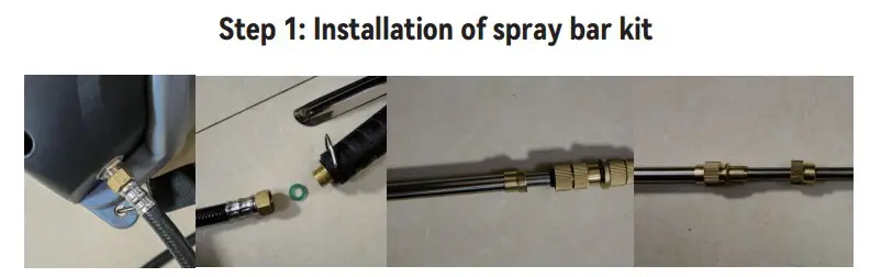 VEVOR KF-16C-48 Battery Powered Backpack Sprayer - bar kit