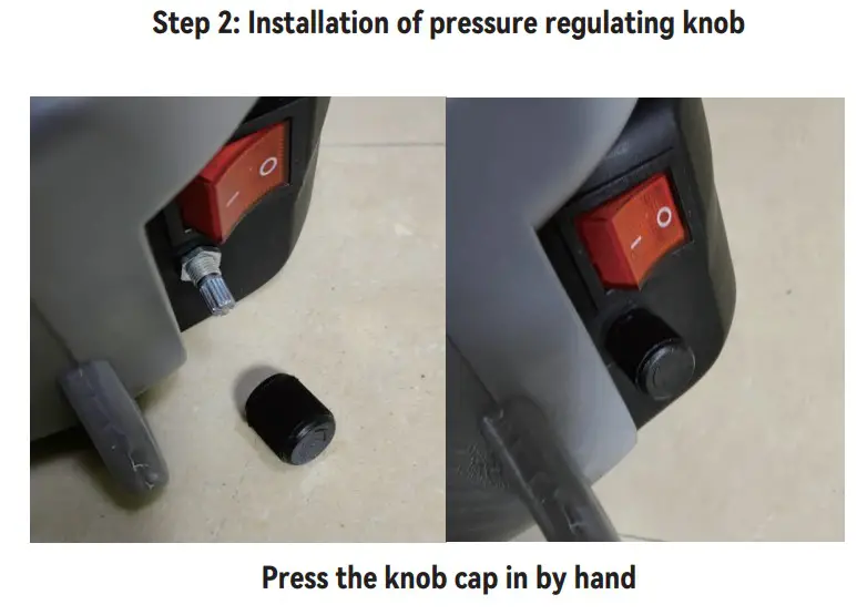 VEVOR KF-16C-48 Battery Powered Backpack Sprayer - knob cap