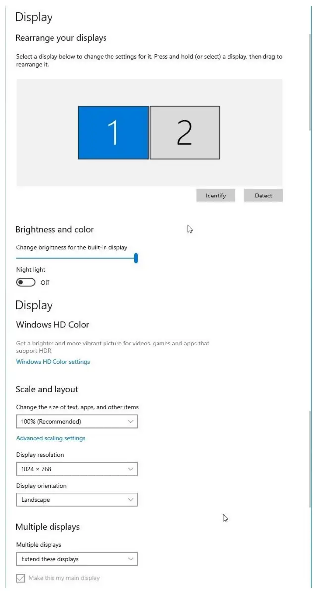 PROMPTER Met Flip Q Software - Display