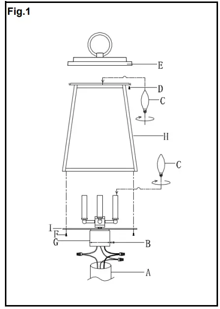 Broughton 521PHBR 116 Inch Tall 4 Light Outdoor Post Lamp - fig 1