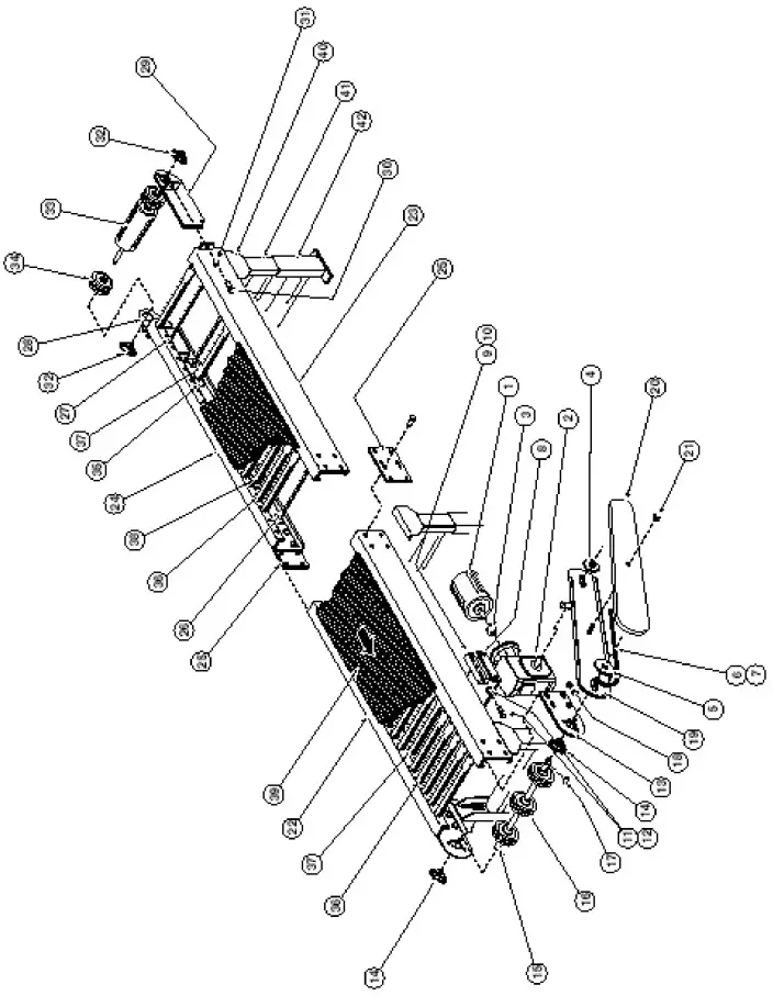 HYTROL TW Wire Mesh Belt Conveyo - Drawing