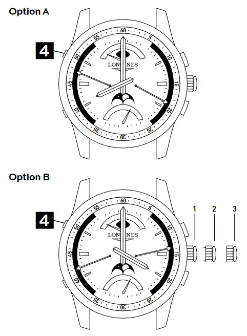 LONGINES L707 The Master Collection Retrograde Watch - Option A