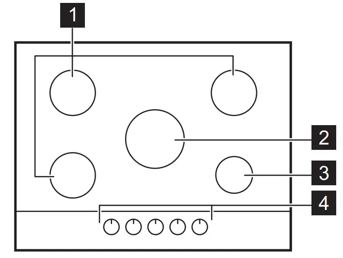 Electrolux EGG75372K 600 Series Gas On Glass Hob - Cooking