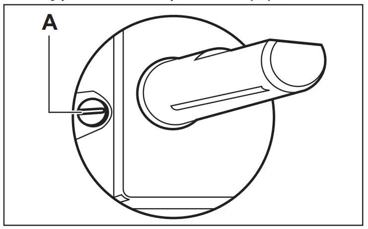 Electrolux EGG75372K 600 Series Gas On Glass Hob - shaft with nut 1