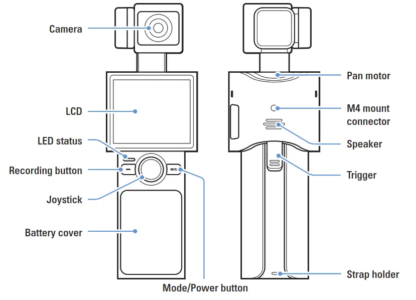 NATIONAL GEOGRAPHIC NC-200 4K Gimbal - Main unit