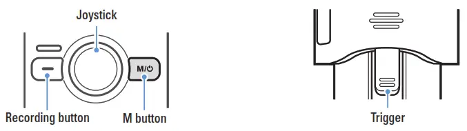 NATIONAL GEOGRAPHIC NC-200 4K Gimbal - buttons