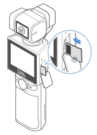 NATIONAL GEOGRAPHIC NC-200 4K Gimbal - memory