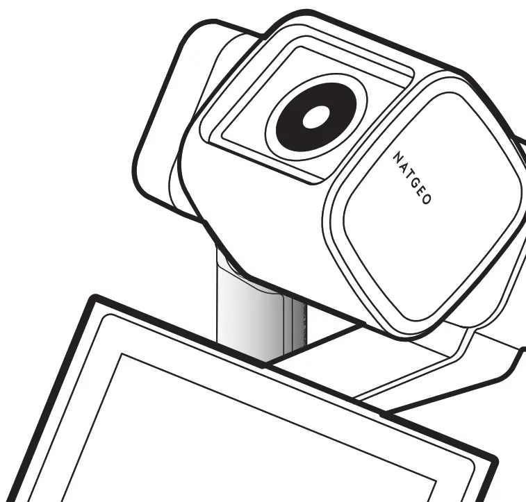 NATIONAL GEOGRAPHIC NC-200 4K Gimbal - buttonsNATIONAL GEOGRAPHIC logo