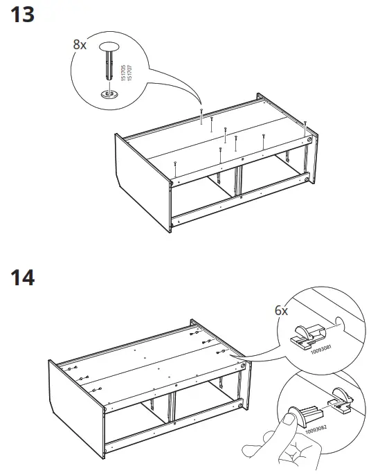 IKEA AA-2204049-4-2 HAUGA 6 Drawer Dresser - Figure13