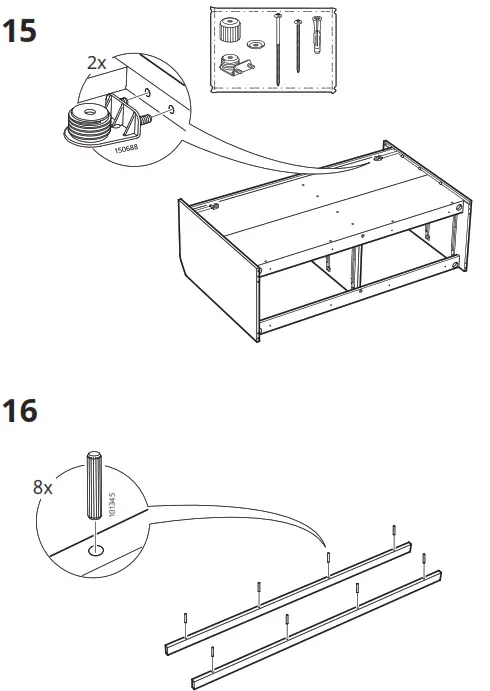 IKEA AA-2204049-4-2 HAUGA 6 Drawer Dresser - Figure14