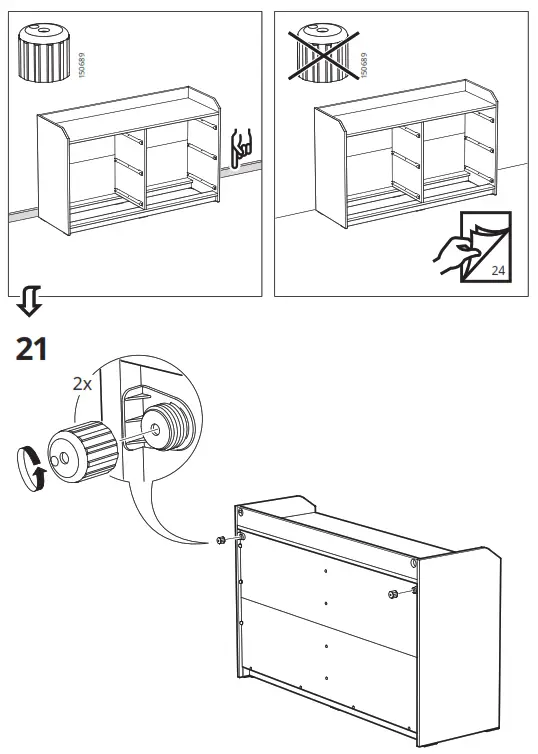 IKEA AA-2204049-4-2 HAUGA 6 Drawer Dresser - Figure17
