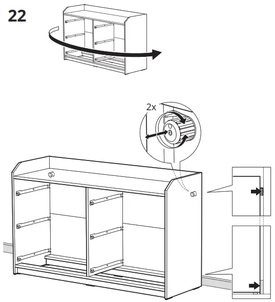 IKEA AA-2204049-4-2 HAUGA 6 Drawer Dresser - Figure18