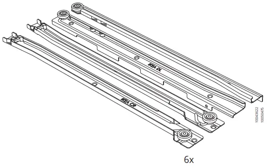 IKEA AA-2204049-4-2 HAUGA 6 Drawer Dresser - Figure5