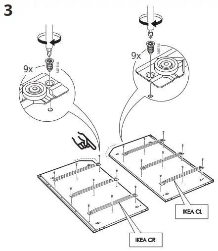 IKEA AA-2204049-4-2 HAUGA 6 Drawer Dresser - Figure7