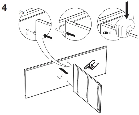 IKEA AA-2204049-4-2 HAUGA 6 Drawer Dresser - Figure8