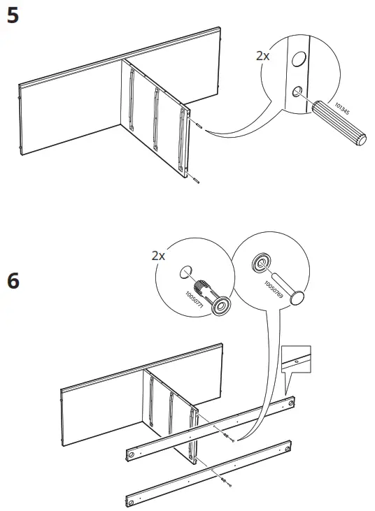 IKEA AA-2204049-4-2 HAUGA 6 Drawer Dresser - Figure9