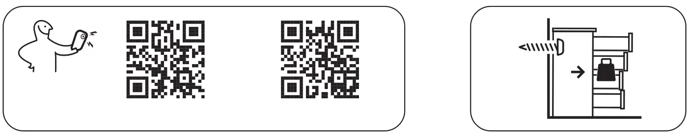 IKEA AA-2204049-4-2 HAUGA 6 Drawer Dresser - qr code