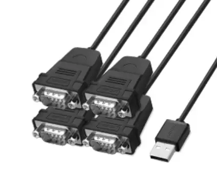 UGREEN 30770 USB to Quad 4 Port Serial Adapter
