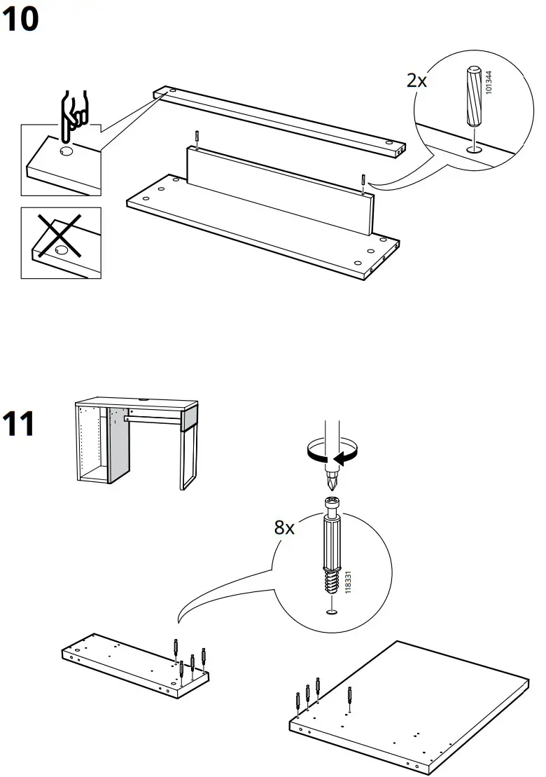 IKEA 80213074 MICKE Bureau Desk White 4138x1958 Inch - fig 10