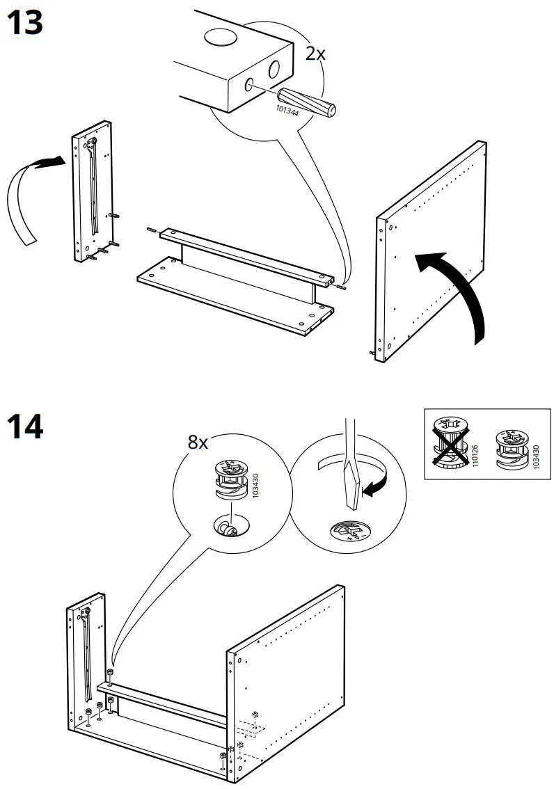 IKEA 80213074 MICKE Bureau Desk White 4138x1958 Inch - fig 12
