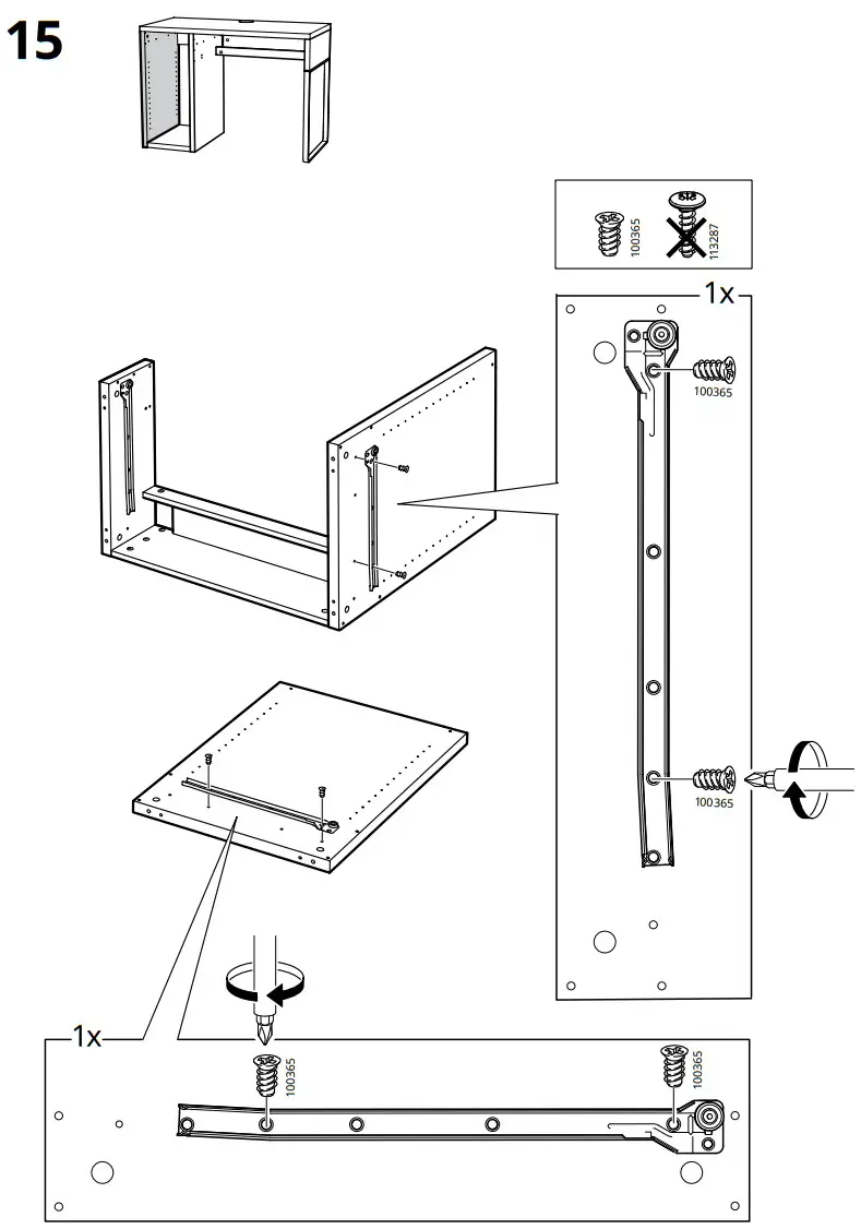 IKEA 80213074 MICKE Bureau Desk White 4138x1958 Inch - fig 13