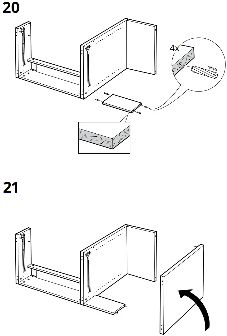 IKEA 80213074 MICKE Bureau Desk White 4138x1958 Inch - fig 16