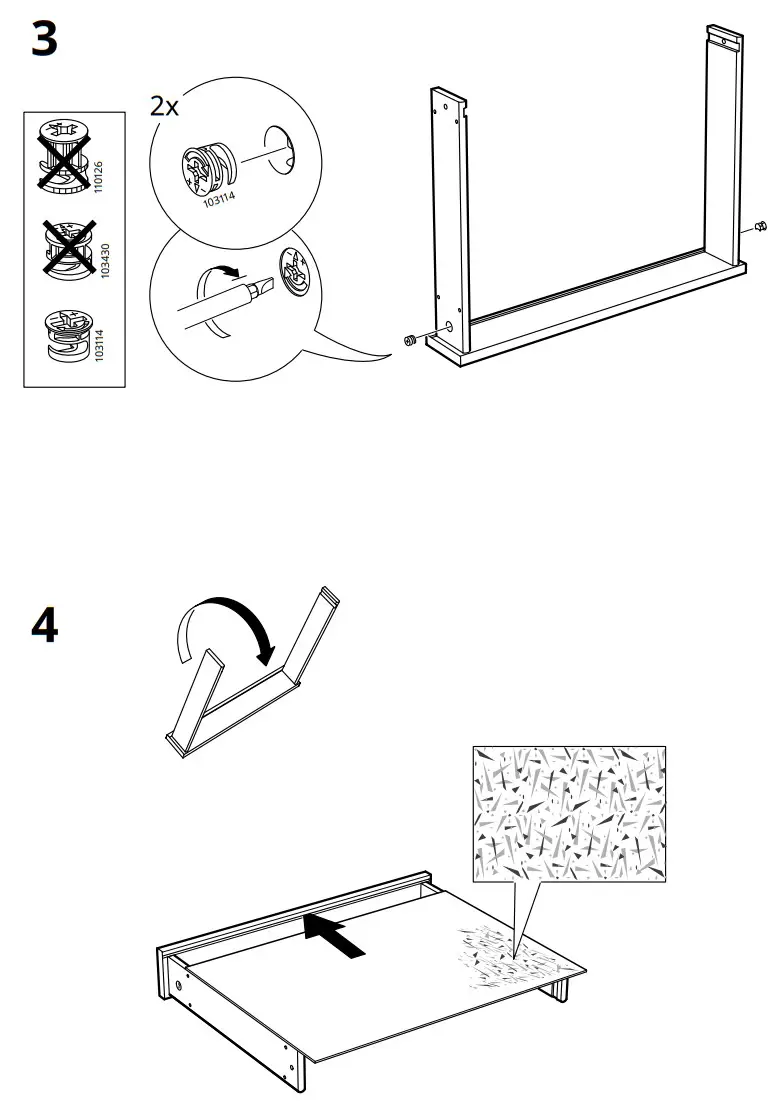IKEA 80213074 MICKE Bureau Desk White 4138x1958 Inch - fig 6