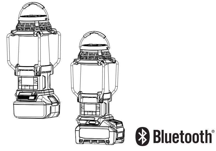 makita MR010GZ Cordless Radio with Lantern -