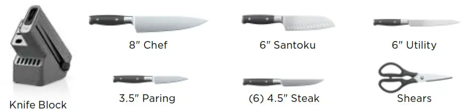 NINJA NeverDull Premium Knife System - What’s in the Box