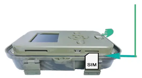 SD card and SIM card installation