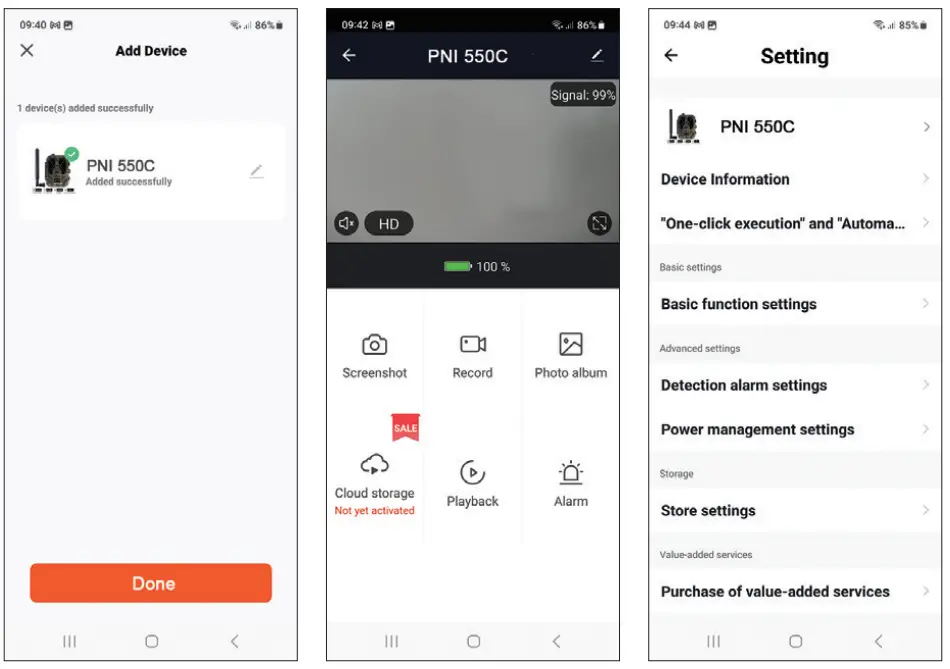 Camera configuration