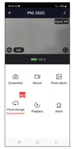 Main interface options