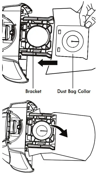 Kenmore BU4021 Bagged Upright Vacuum - Dust Bag Collar