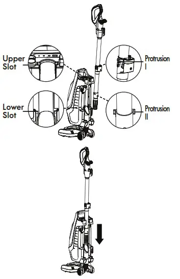 Kenmore BU4021 Bagged Upright Vacuum - Handle