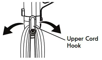 Kenmore BU4021 Bagged Upright Vacuum - Upper CordHook