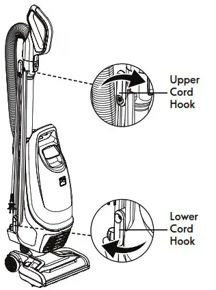 Kenmore BU4021 Bagged Upright Vacuum - power