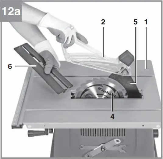 Einhell TC-TS 254 eco Bench Type Circular Saw - Fig. 12a