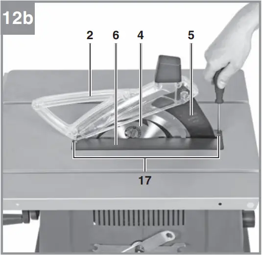 Einhell TC-TS 254 eco Bench Type Circular Saw - Fig. 12b