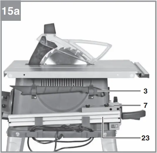Einhell TC-TS 254 eco Bench Type Circular Saw - Fig. 15a